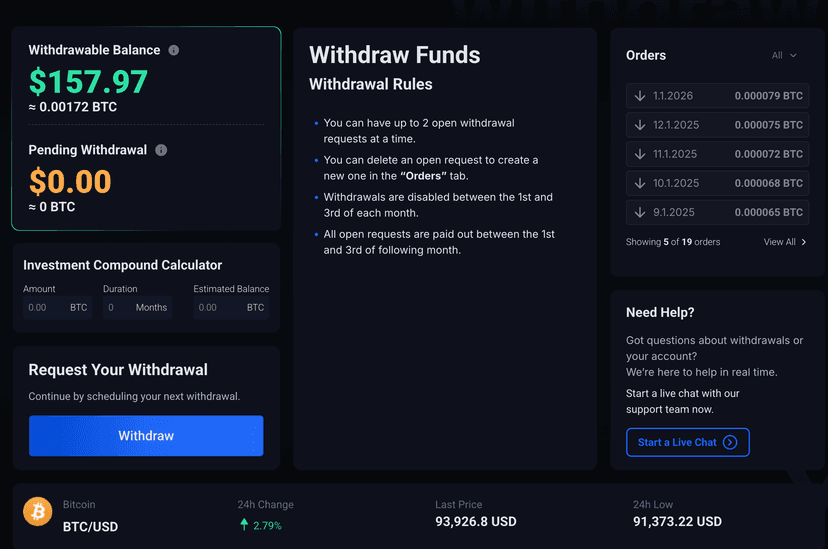 Secure Asset Withdrawal