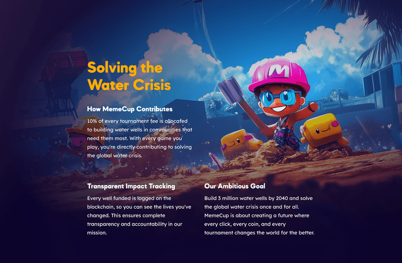 Impact funding visibility